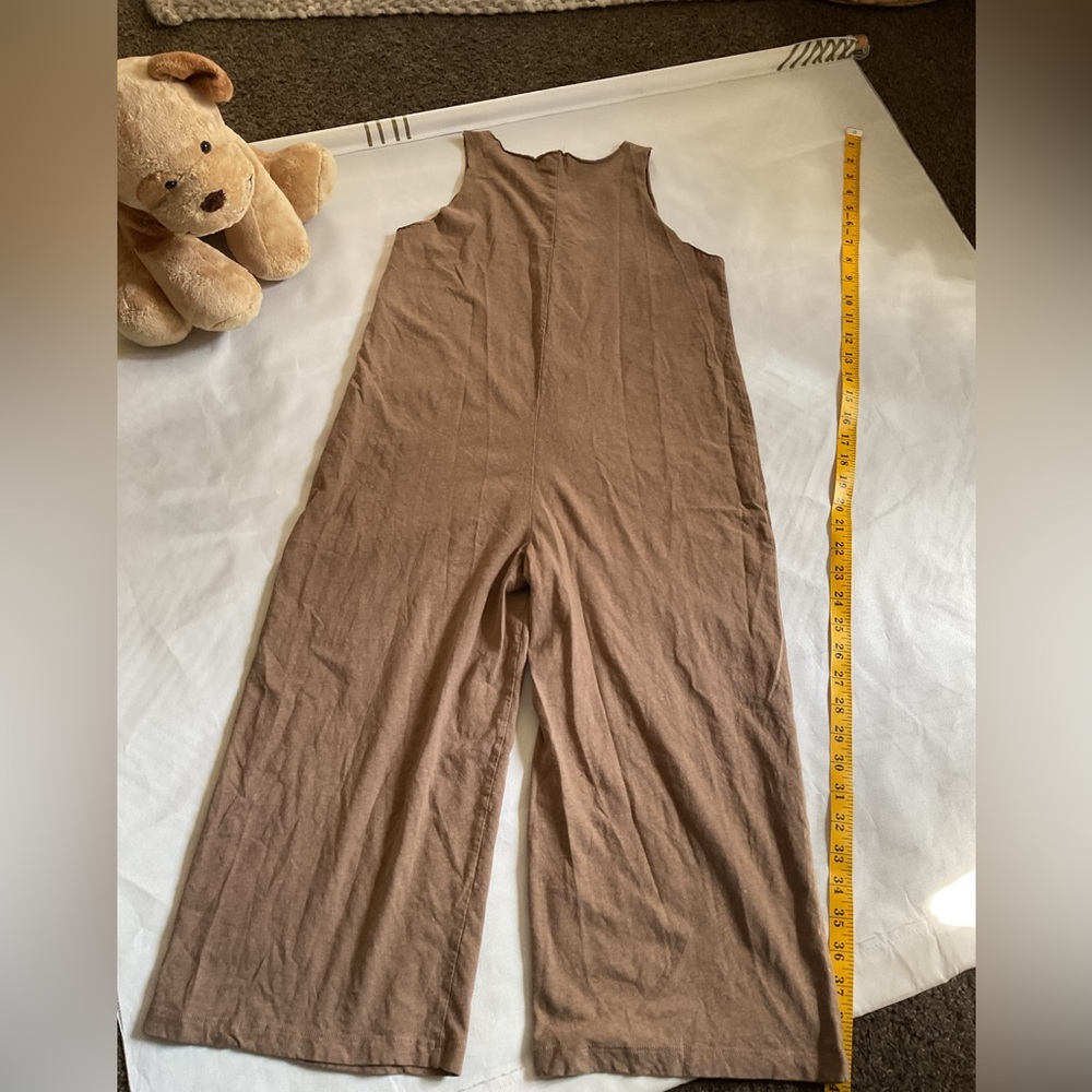 THE SIMPLE FOLK - Kids Brown Sleeveless Bodysuit (Size 8/9) Organic Cotton - Picture 3 of 3